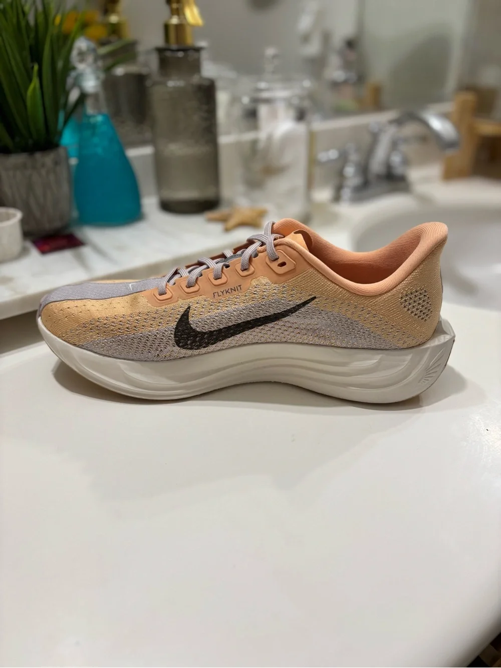 Nike ZoomX Pegasus Plus Size 11 Women’s Orange Chalk Cave Stone New FQ7261-702